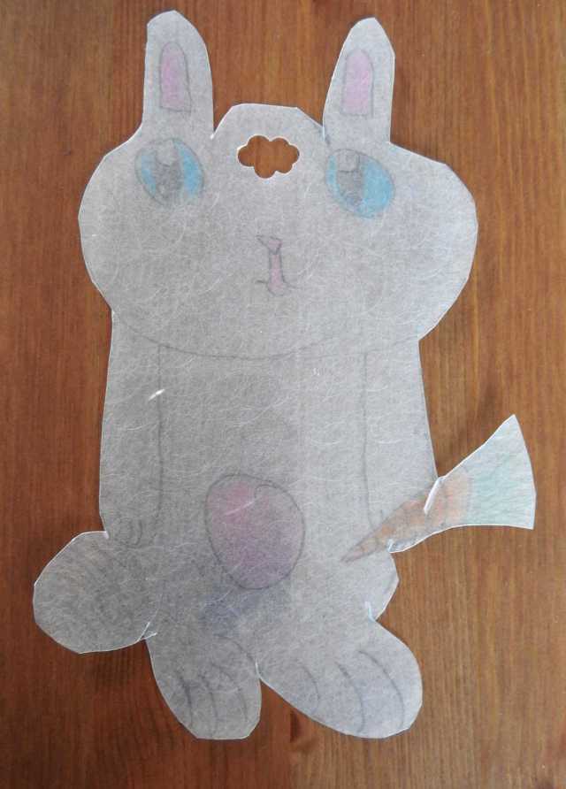 lapin en plastique fou avant cuisson