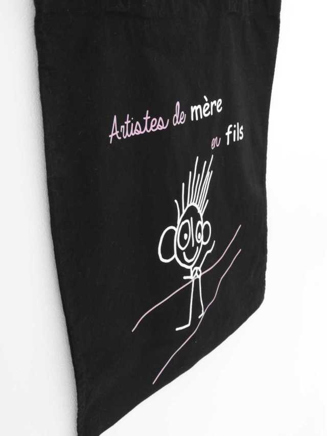 totebag dessin bonhomme profil