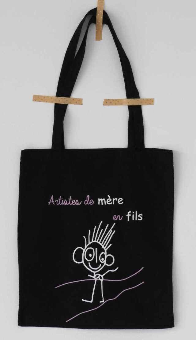 totebag dessin bonhomme